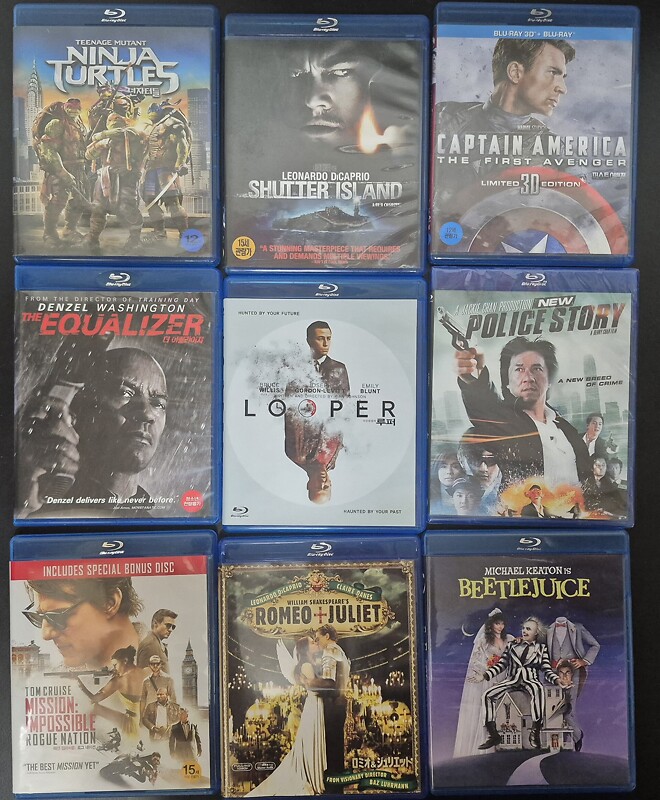 블루레이 판매합니다