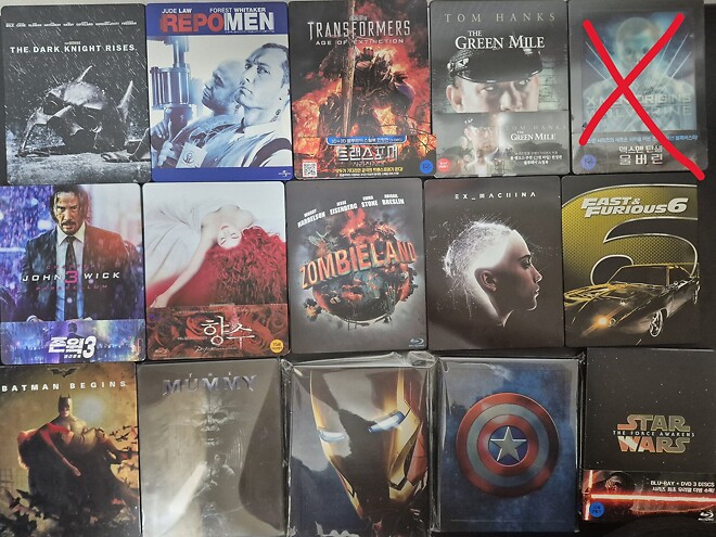 블루레이 판매합니다