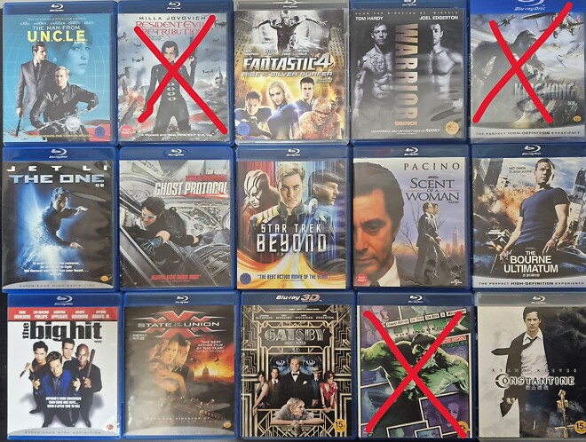 블루레이 판매합니다