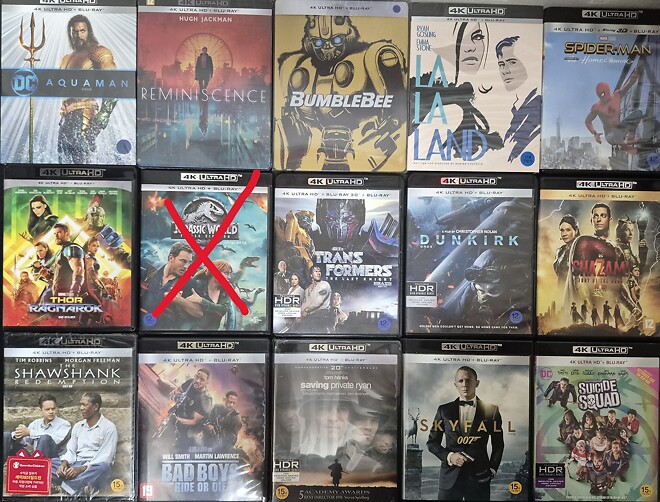 블루레이 판매합니다