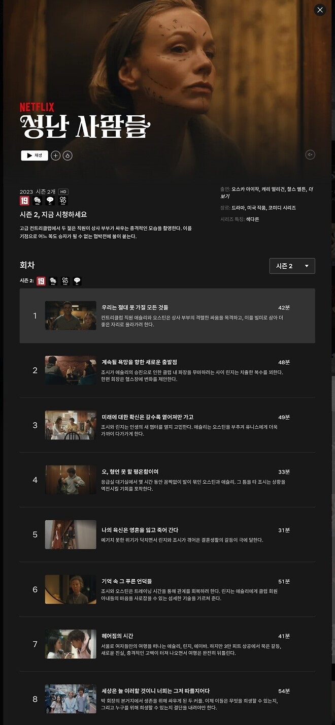 [성난 사람들] 시즌2 오픈