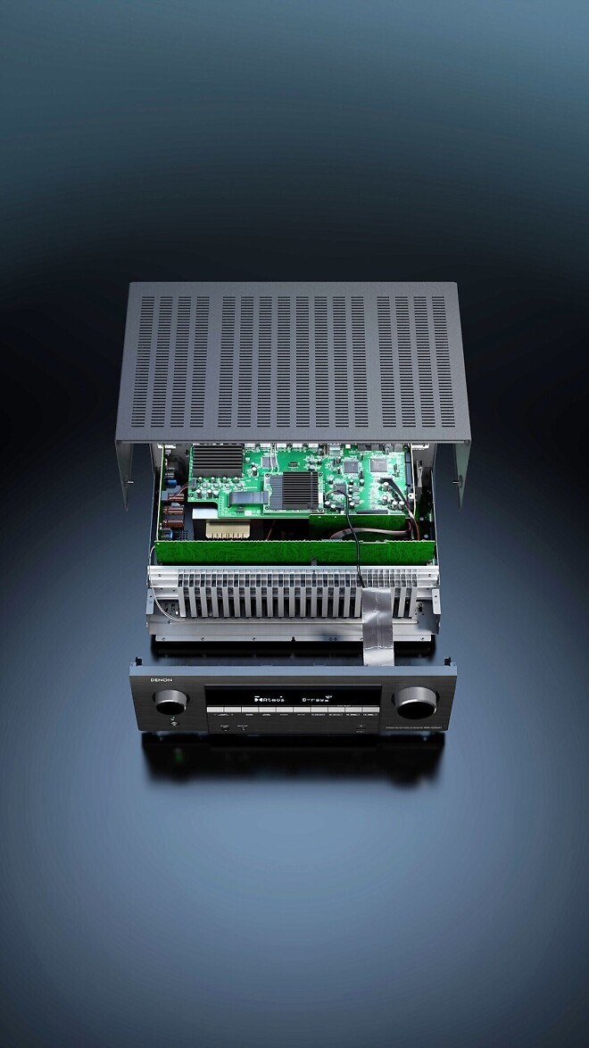 데논 새로운 AVR-X2900HDAB 리시버 출시: 디락 라이브, 웹 인터페이스 및 고급 모니터링 기능이 탑재된 HDMI 2.1