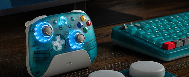 8BitDo, 새로운 반투명 키보드와 얼티밋 2 컨트롤러 출시: N64에 경의를 표합니다.