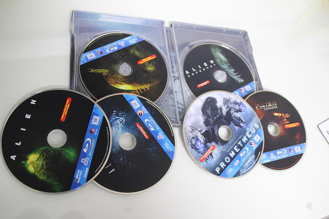 에이리언 6 Film 콜렉션 스틸북 &amp;lt;이태리판-한글자막&amp;gt; 까보기