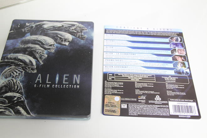 에이리언 6 Film 콜렉션 스틸북 &amp;lt;이태리판-한글자막&amp;gt; 까보기