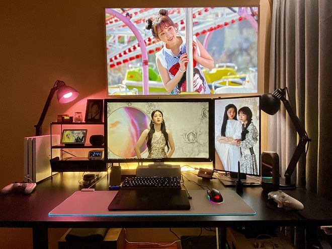 삼성 더프레임tv 와 모션데스크pc 조합으로 사용중입니다. - DPrime