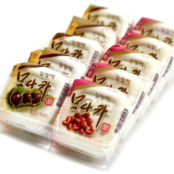 리리식품 찹쌀떡 모나카 밤맛 단팥맛 10개 - 옥션