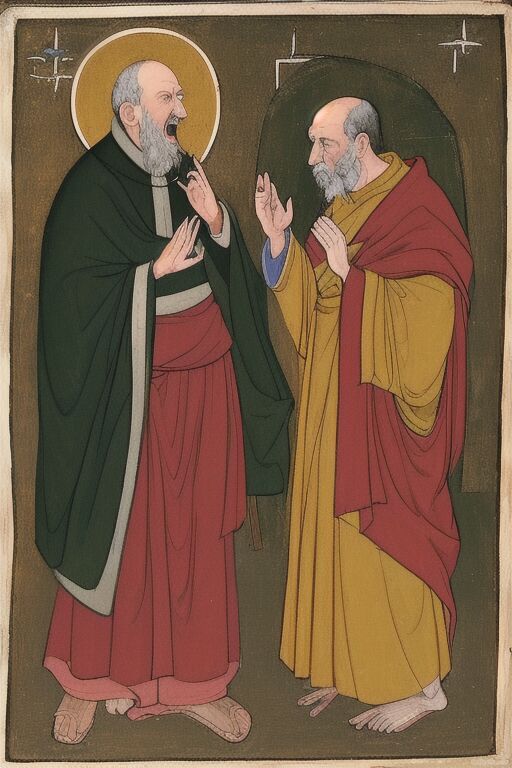 00825-1036740812-In a medieval monastery, the abbot and an old monk are engaged in a heated debate. The monk is gesturing wildly and shouting lou.png