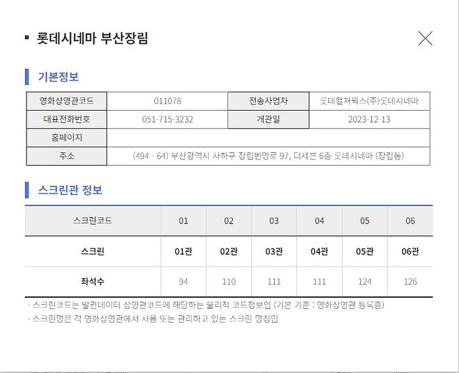 롯데시네마 부산장림 오픈 임박 - DPrime