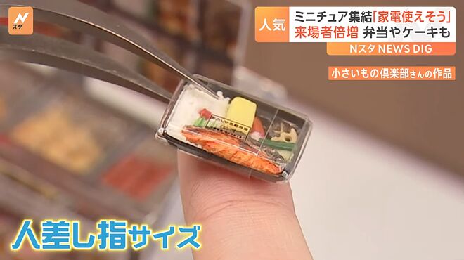 まるで本物のようなミニチュアアートの作品展　来場者数は去年の倍　超リアルな12分の1の世界とは！？｜TBS&nbsp;NEWS&nbsp;DIG 0-21 screenshot.png