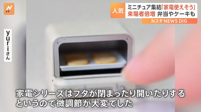 まるで本物のようなミニチュアアートの作品展　来場者数は去年の倍　超リアルな12分の1の世界とは！？｜TBS&nbsp;NEWS&nbsp;DIG 1-36 screenshot.png