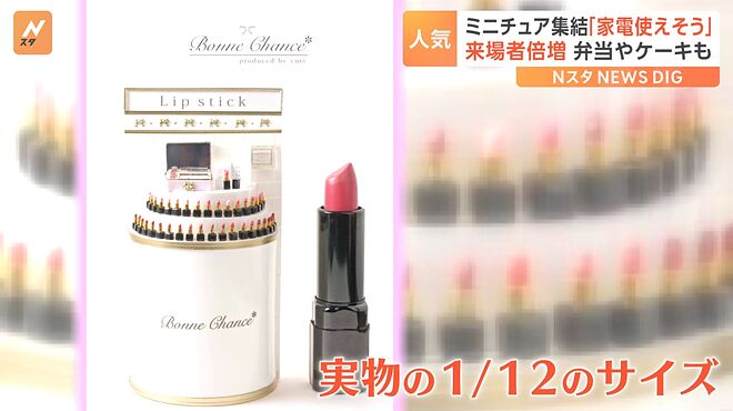 まるで本物のようなミニチュアアートの作品展　来場者数は去年の倍　超リアルな12分の1の世界とは！？｜TBS&nbsp;NEWS&nbsp;DIG 1-25 screenshot.png