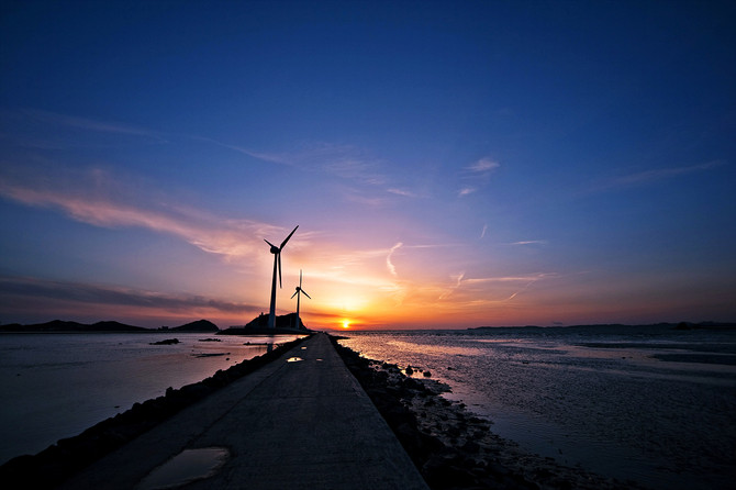 [사진] 탄도항의 일몰