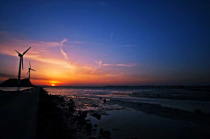 [사진] 탄도항의 일몰