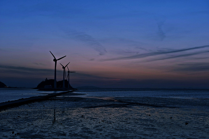 [사진] 탄도항의 일몰