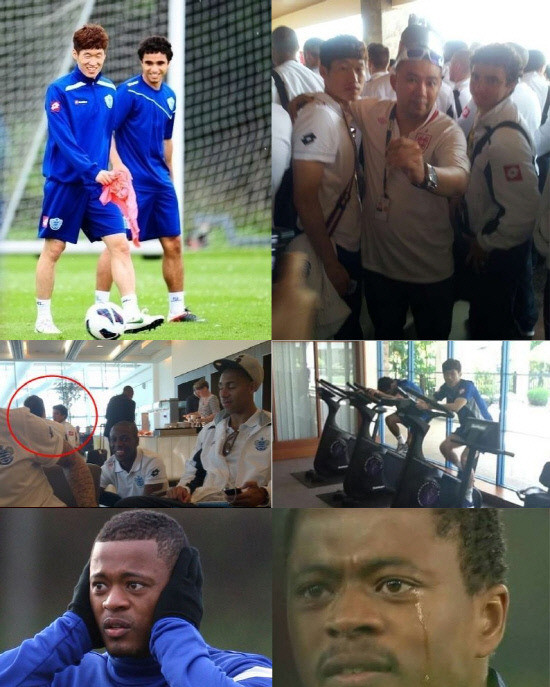 [잡담] 박지성 곁에 파비우 졸졸