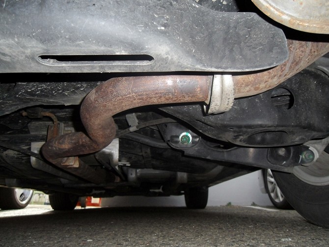 [르노삼성] 방금 확인한 머플러 사진