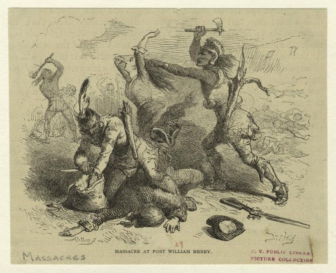 [역사이야기] 영화 라스트 모히칸의 배경, 헨리요새 학살사건