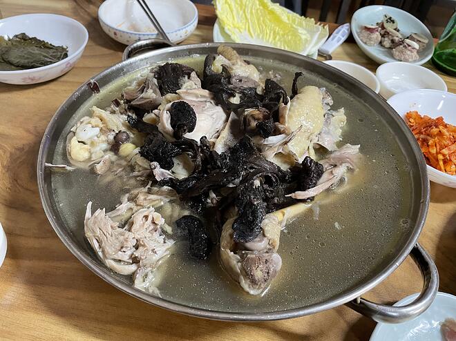 [50억]닭회, 닭발회, 그리고 능이백숙, 잎새주 - DPrime