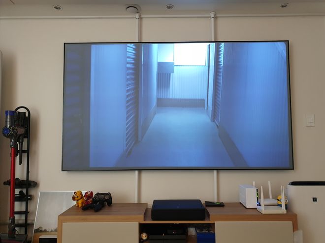 샤오미 4K 레이저 프로젝터 + 맥스시크릿 100인치 스크린 - DPrime