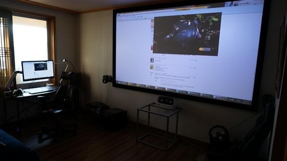 [참고] 그렌드뷰 GLX H 120인치 설치사진입니다 2/2