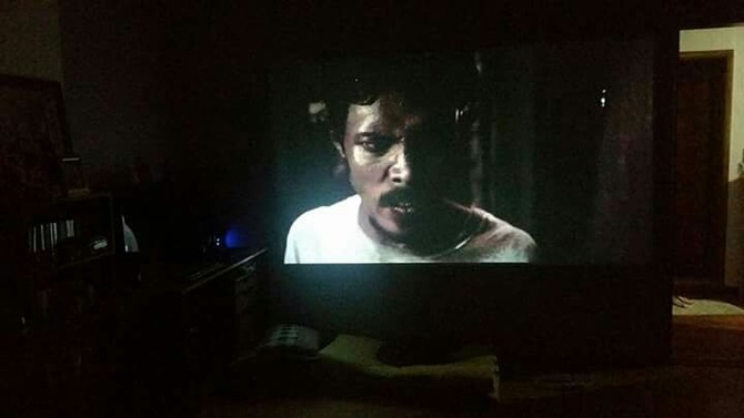 주말에 처음으로 빔플로 첫 영화를 봤네요^-^