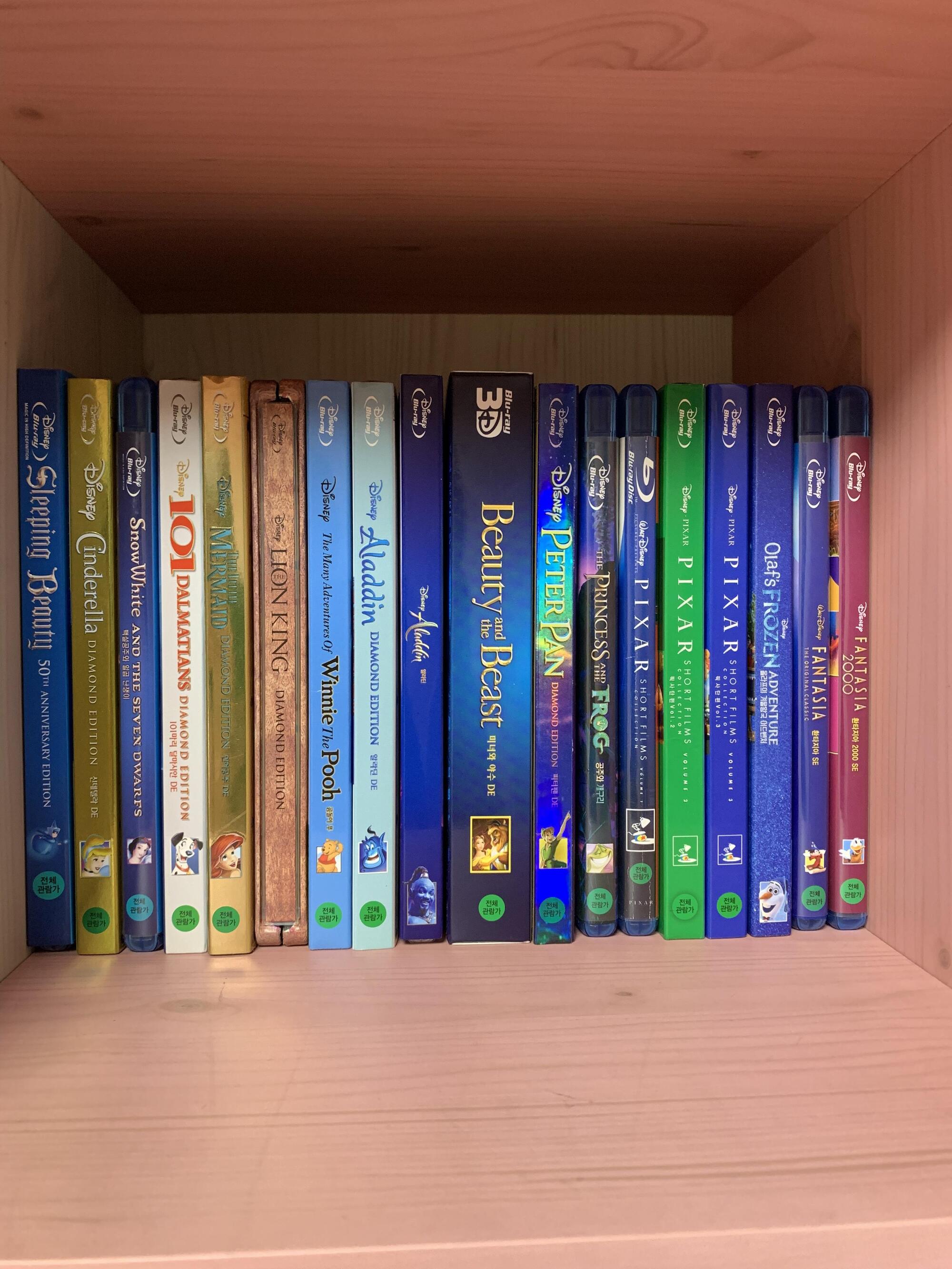 카드결제가능]디즈니 픽사 애니메이션, 마블 아이언맨 어벤져스 블루레이 한정판 스틸북 일반판 정리합니다 - DVDPrime