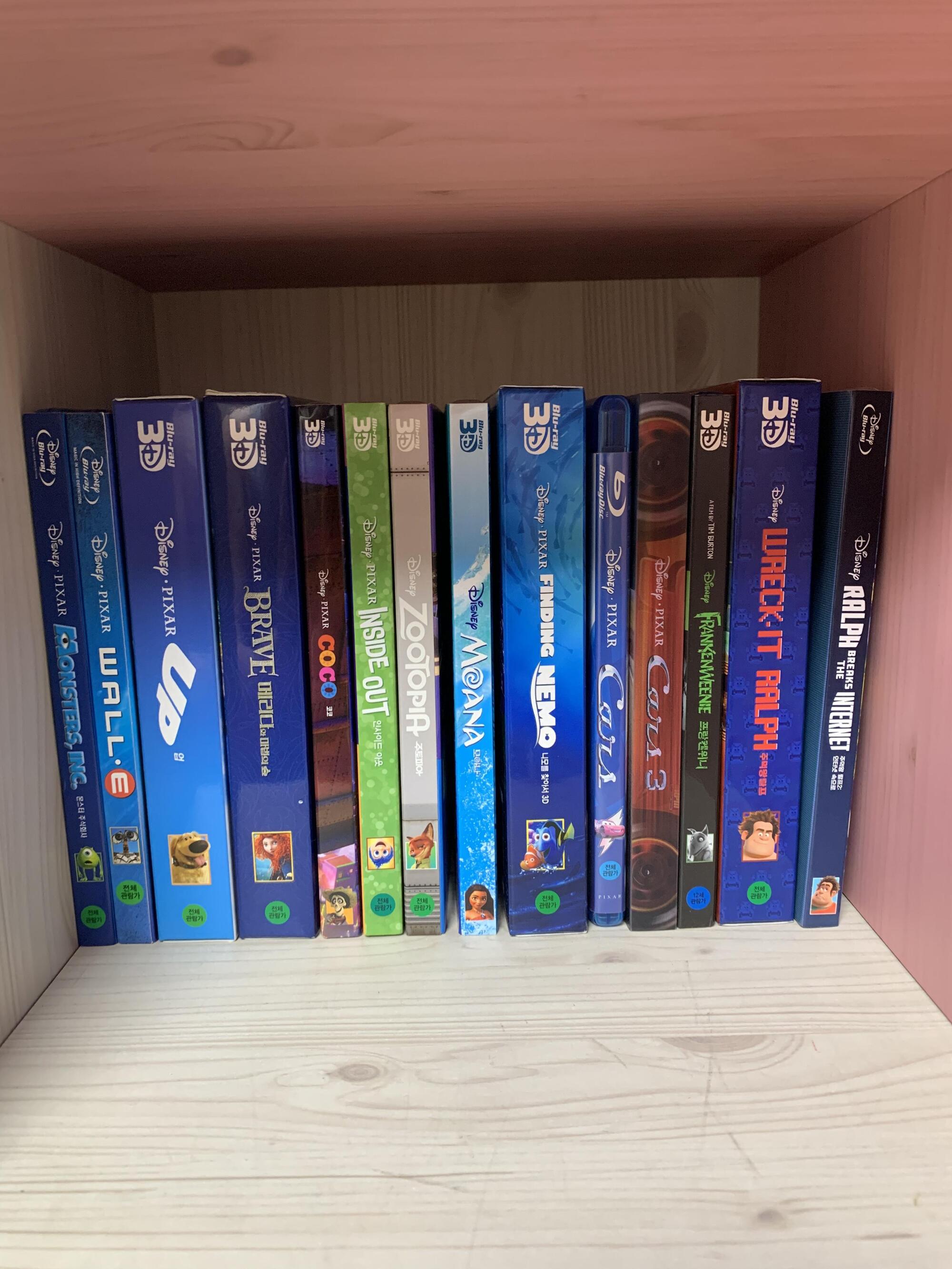 카드결제가능]디즈니 픽사 애니메이션, 마블 아이언맨 어벤져스 블루레이 한정판 스틸북 일반판 정리합니다 - DVDPrime