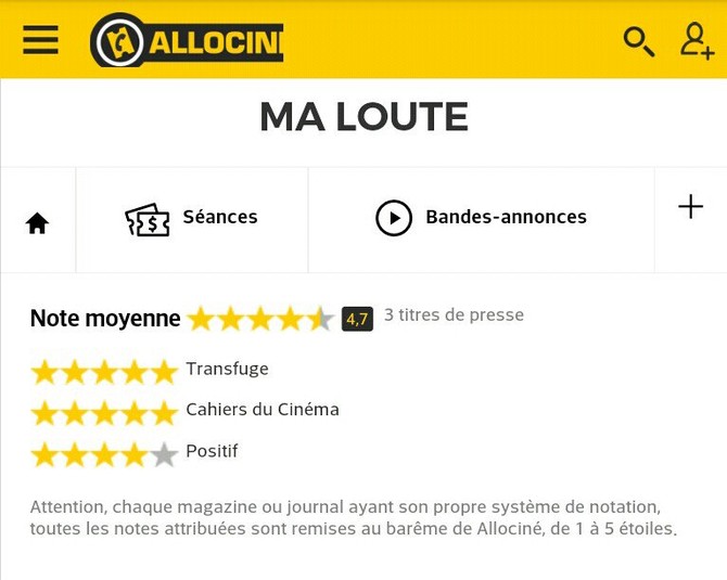 브루노 뒤몽 신작 'Slack Bay' allocine 초반 평점