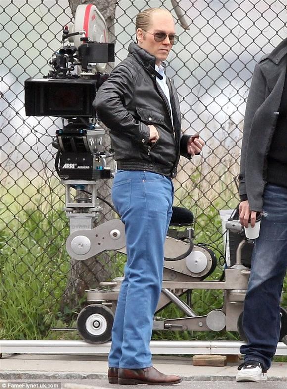 [조니뎁] 주연 범죄영화 "블랙 매스" 촬영현장