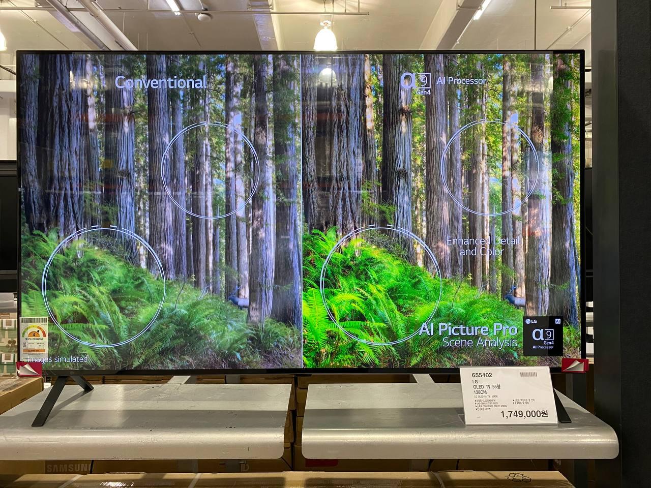 코스트코 LG OLED 55A2K 모델 문의 DVDPrime