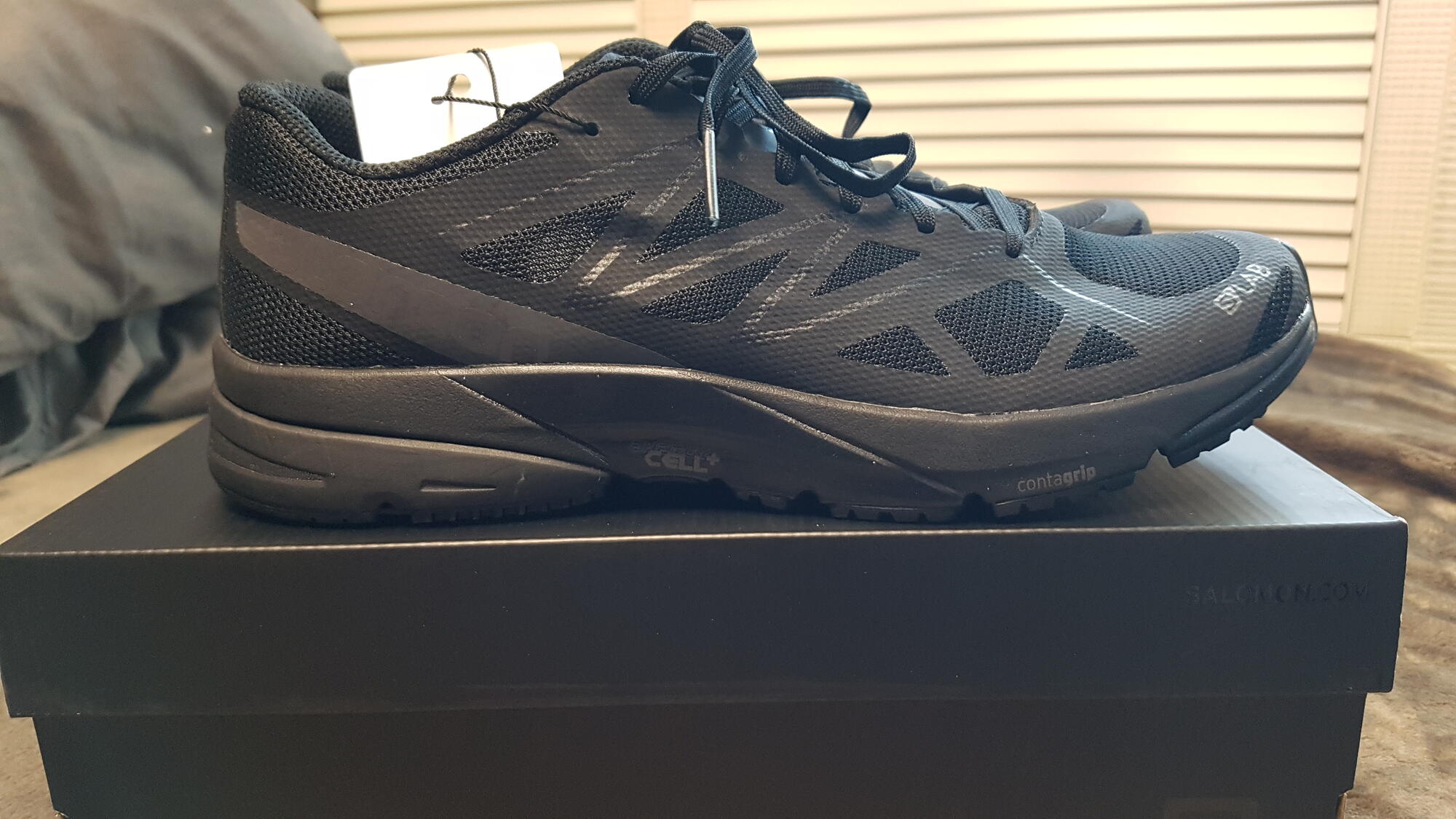 Salomon sonic on sale black ltd