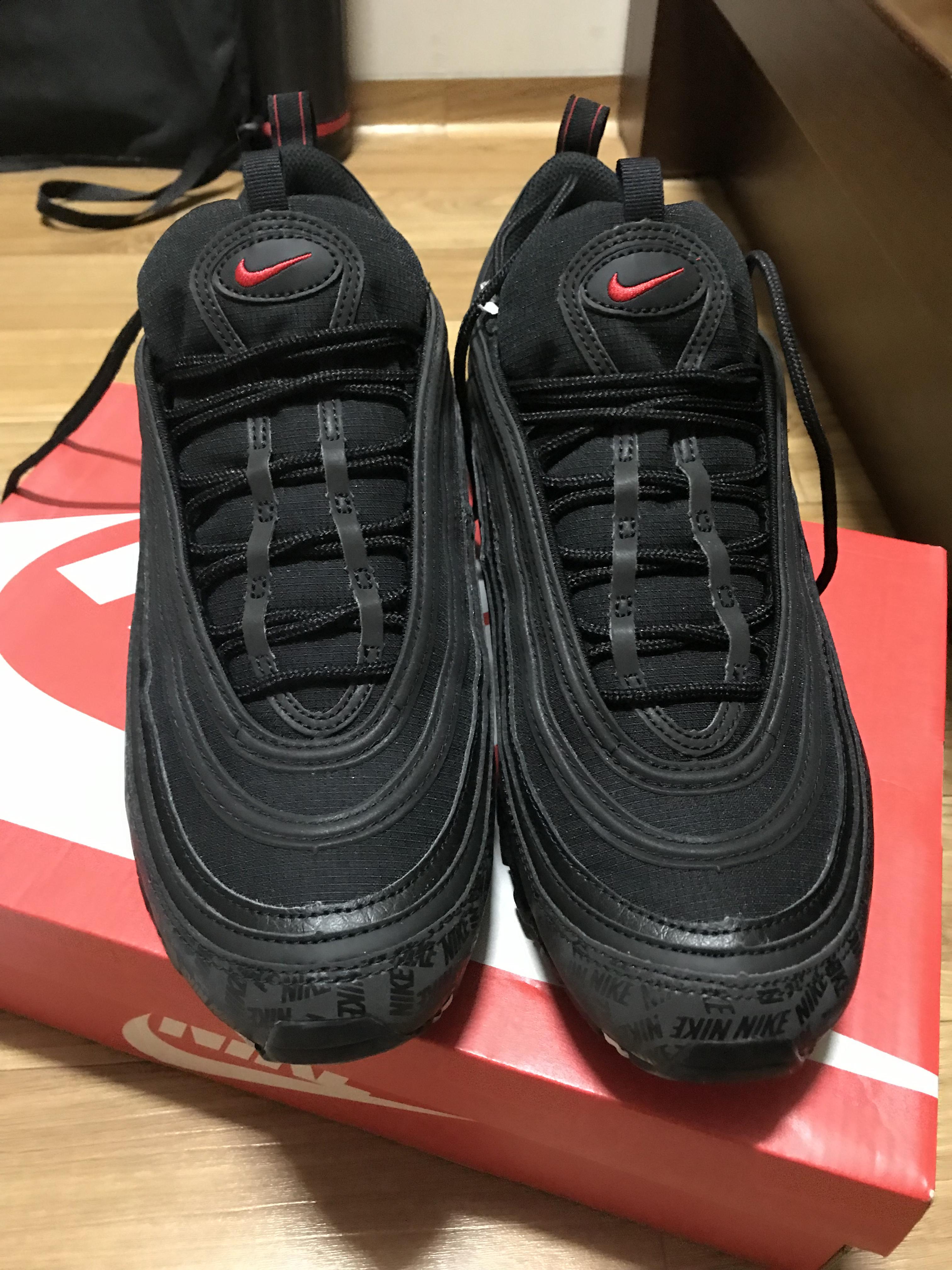 에어맥스97 리플렉티브 로고 검빨 - 풋셀 커뮤니티