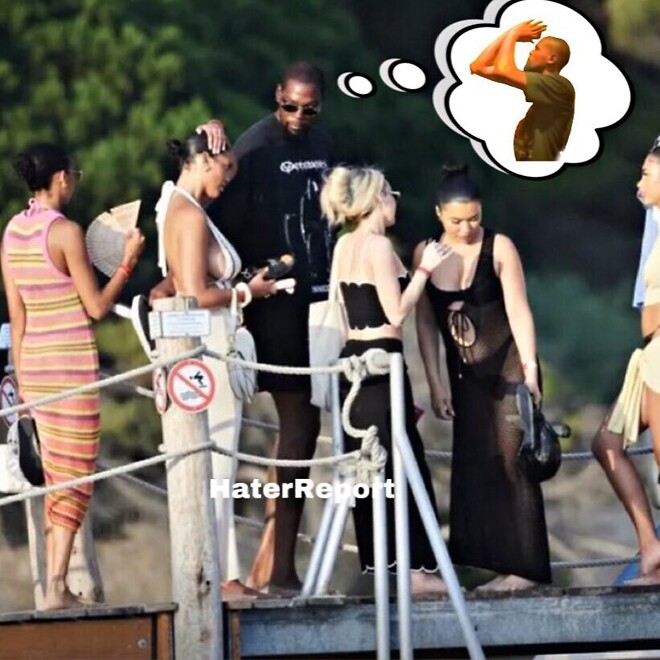 미녀들과 휴가중에도 농구만 생각하는 듀란트