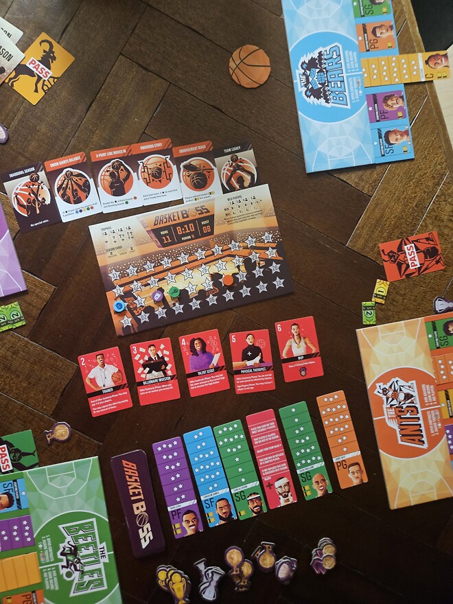 농구 보드게임 바스켓 보스