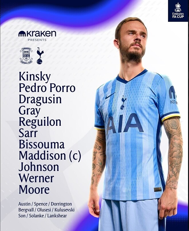 토트넘 FA컵 명단