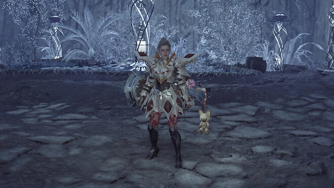 알슈베르도에게 쿠마의 귀여움이 통하지 않아.