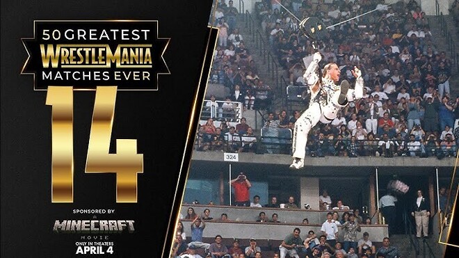 WWE가 요즘 발표하고있는 레슬매니아 역대 명경기 1-50위