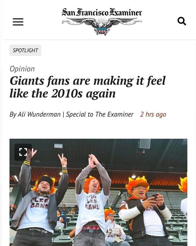 San Francisco Examiner - 기사