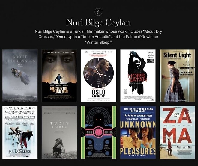 유명감독들이 선정한 21세기 최고영화