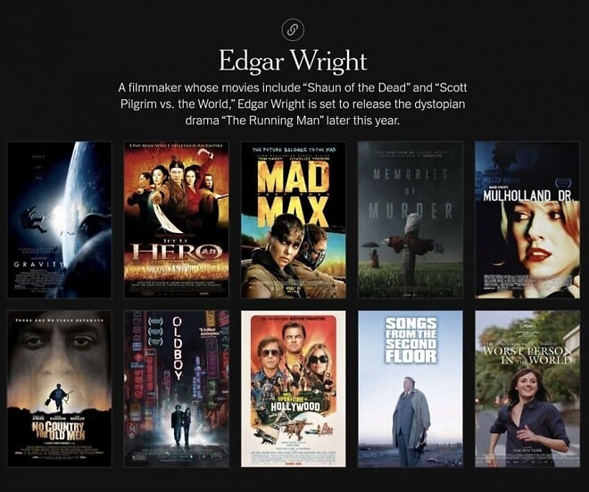 유명감독들이 선정한 21세기 최고영화