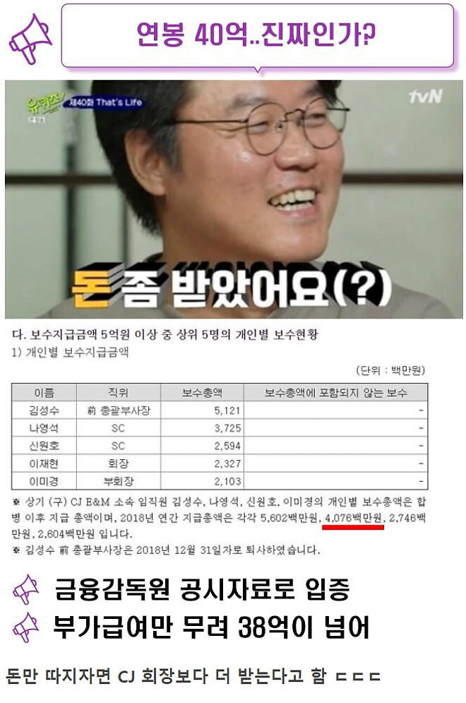 대한민국 1티어 PD의 연봉 수준.jpg