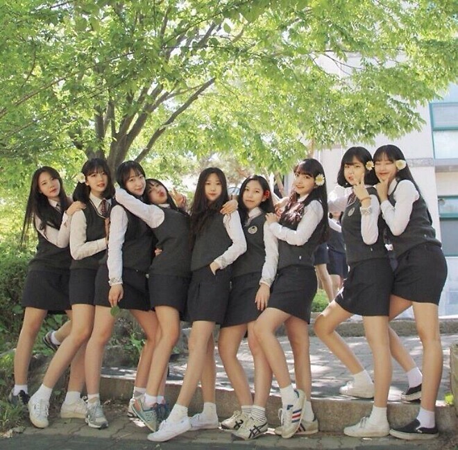 미친 미모의 여학생