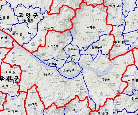 역사 탐구: 본래 강북이었던 섬이 중심이 되기까지