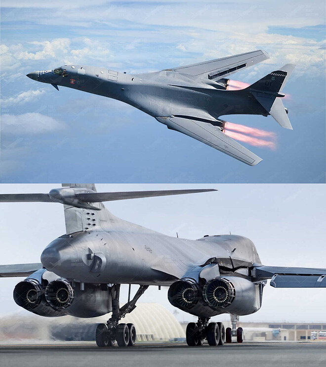 B-1 초음속폭격기는 비핵폭격기지만 전략무기네요.