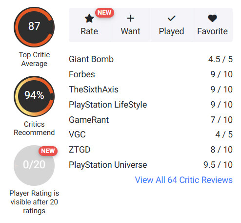 게임 프래그마타 엠바고 오픈 86점!