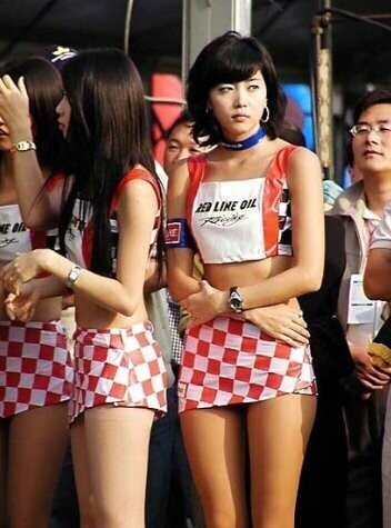 레이싱걸 시절 오윤아