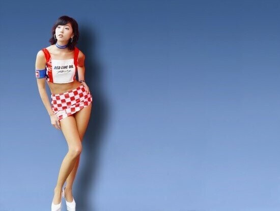 레이싱걸 시절 오윤아