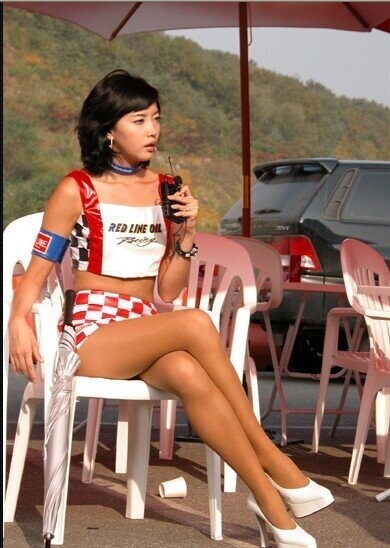 레이싱걸 시절 오윤아