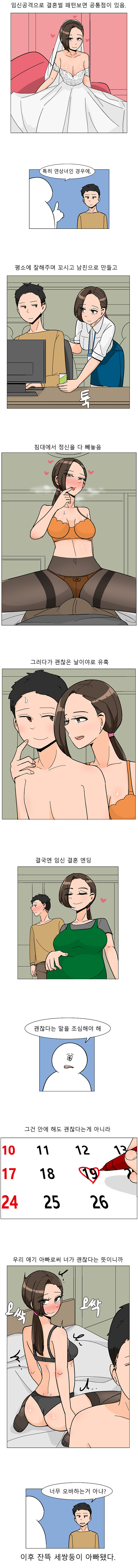 임신공격에 대한 만화.manwha